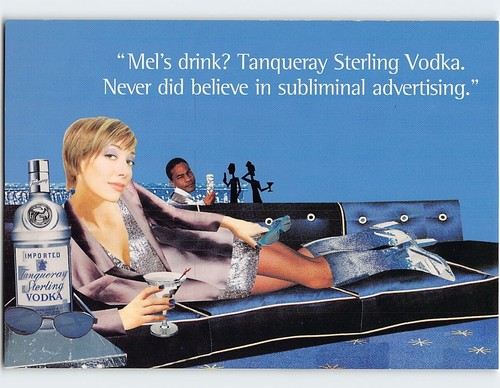 Postcard mels drink tanqueray - drink,
